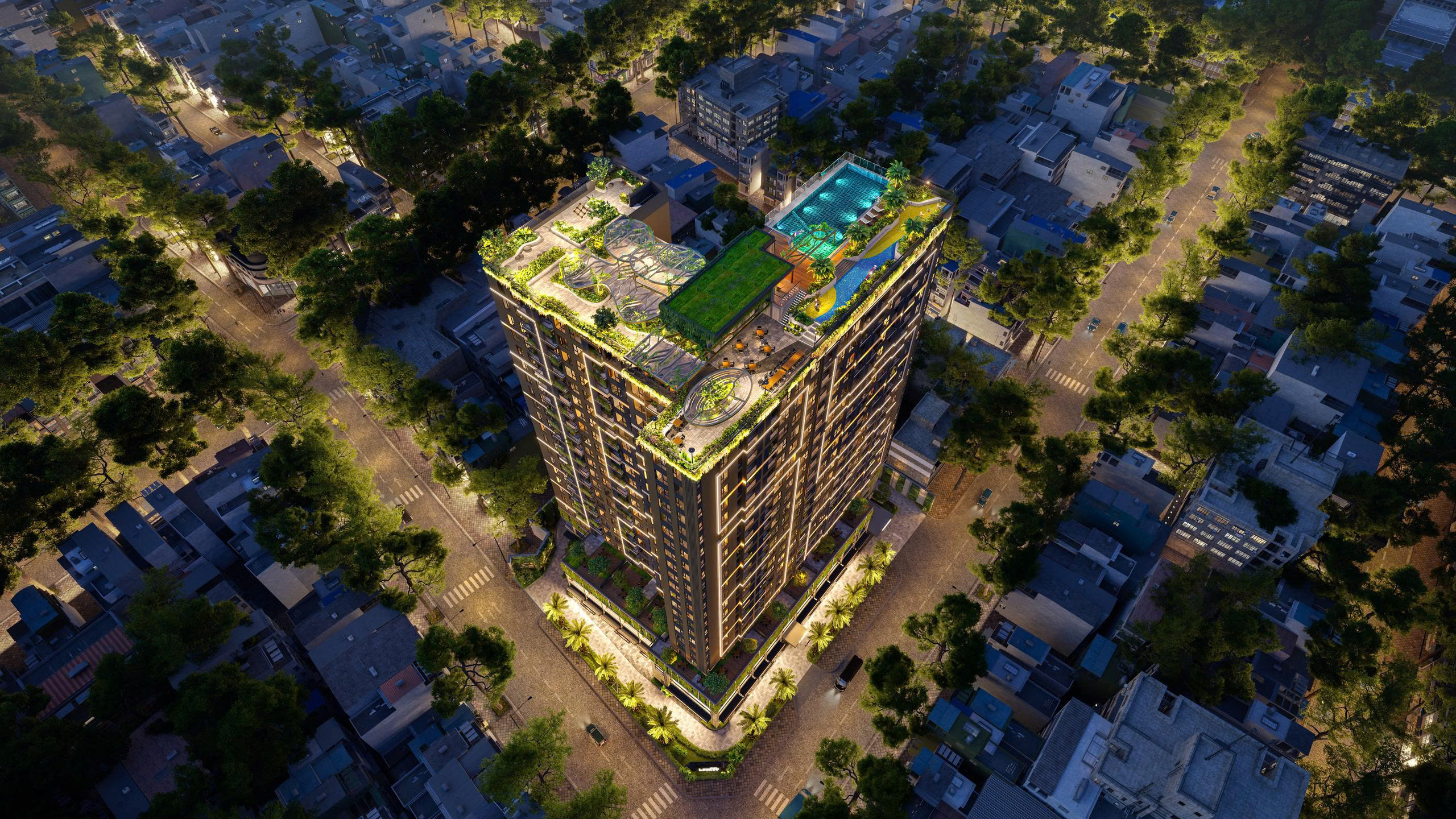 hình ảnh 3d của dự án legacy 66