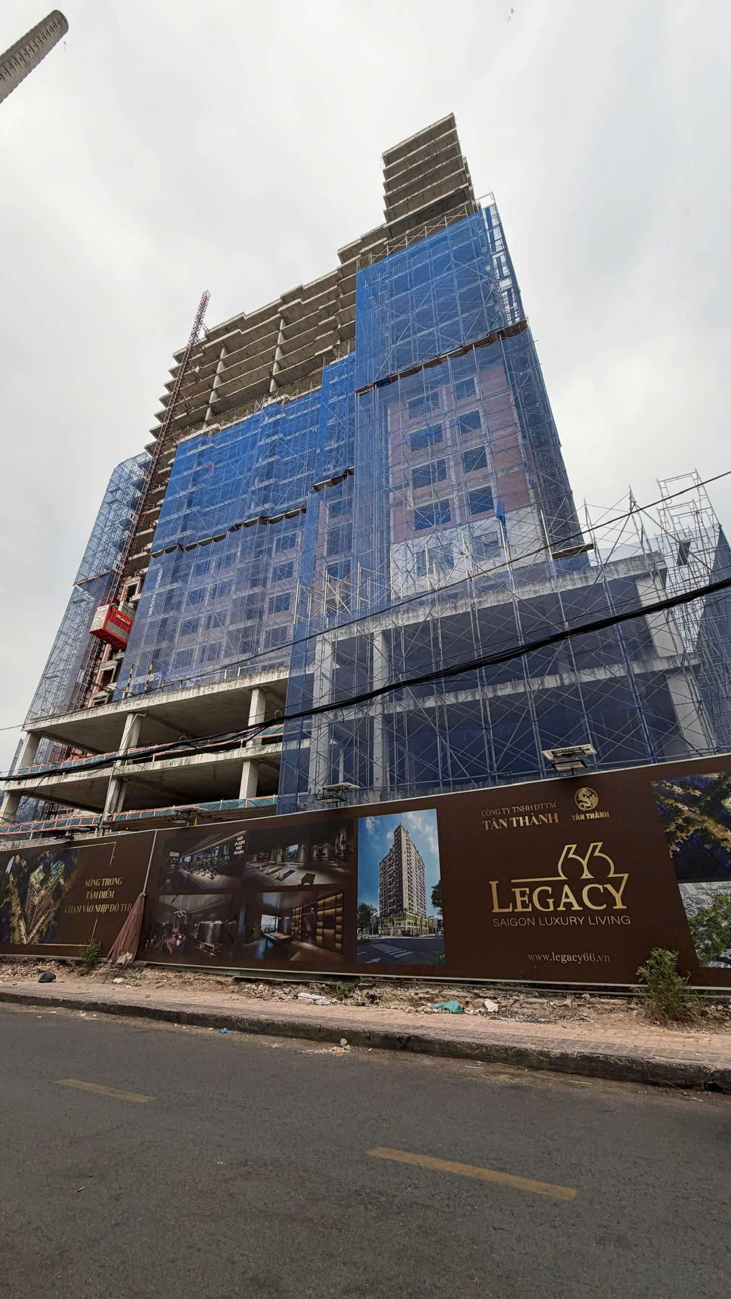 hình ảnh tiến độ của dự án legacy 66